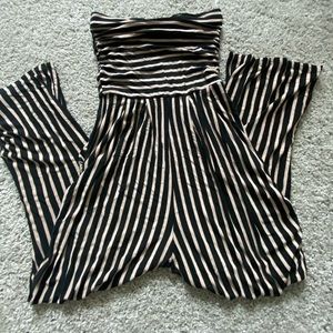 Striped jumpsuit